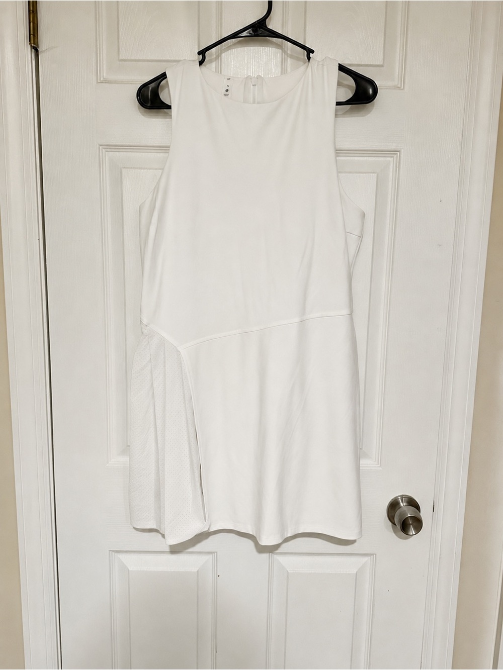 lululemon white asymmetrical dress